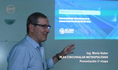 Mario Huber del proyecto Quinto Siglo, habló del Circunvalar metropolitano