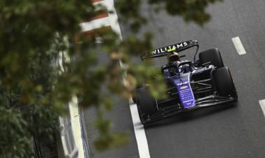 Colapinto hizo una excelente clasificación y largará en la novena ubicación en el GP de Bakú