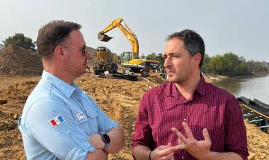 El Gobierno Provincial avanza con las defensas hídricas del Gran Santa Fe