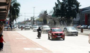 Se normalizó el tránsito en la intersección de Avenida López y Planes y Cándido Pujato
