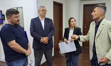 Calvo y Pinotti se reunieron con el administrador general de Vialidad Nacional por las obras de la autovía de la RN 34