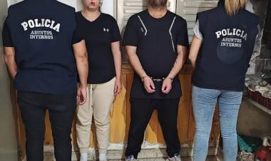 Detuvieron a un hombre y una mujer con pedido de captura por intimidaciones a un hombre en Villa Gobernador Gálvez