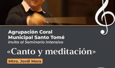 La Agrupación Coral Municipal invita al Seminario Intensivo “Canto y Meditación”
