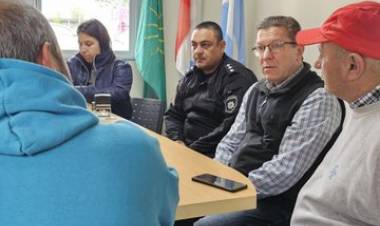 El Senador Rodrigo Borla visitó la Comuna de San Bernardo.