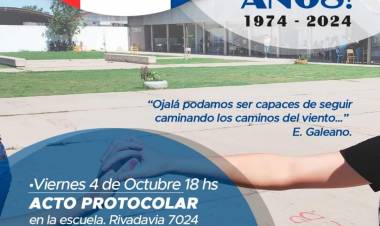 Daniela de Luca en Mañana 967: EESO 262 Rep. Argentina 50 Aniversario