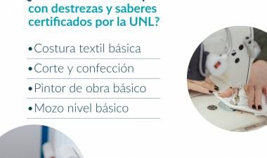 Crean Bolsa de Trabajo para personas con certificación de competencias UNL