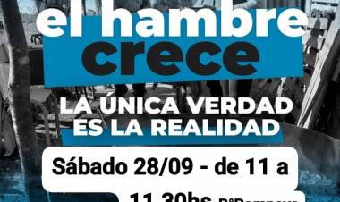 Movilización ante los datos de pobreza e indigencia en Santa Fe