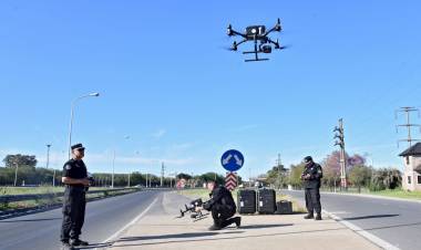 La Provincia ya utiliza drones para controlar la avenida Circunvalación en Rosario