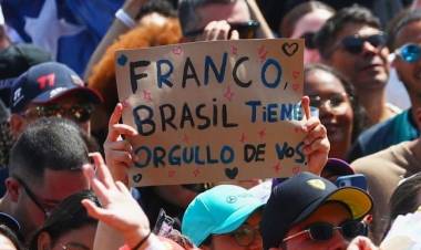 Banderazo argentino en San Pablo en la previa de la F1