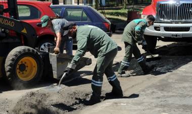 Bacheo: en la última semana se repararon más de 1000 m2