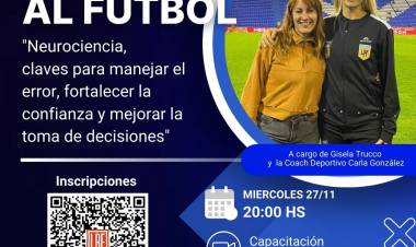 Se cerró la capacitación de Gisela Trucco: "Educar jugando al fútbol"