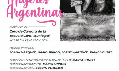 Este domingo se presentará el concierto “Mujeres Argentinas”