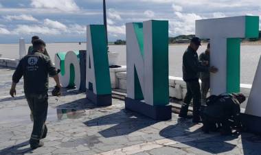 Debido a los severos daños, tomará más de 10 días reparar las letras corpóreas del cartel de Santa Fe