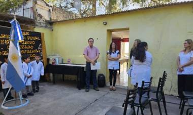 Borla confirmo el envío de fondos para infraestructura escolar