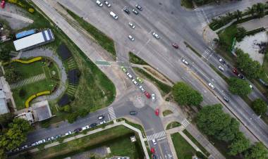 Debido a los accidentes de tránsito, se readecuará la rotonda de Avenida Alem y Belgrano