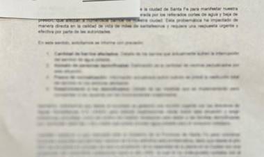 Mudallel exige soluciones urgentes ante la crisis de agua en Santa Fe