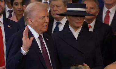 Donald Trump asumió la presidencia de Estados Unidos