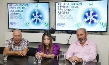 Obra histórica en Santa Fe: presentaron las ofertas técnicas para la rehabilitación del colector cloacal de la capital provincial