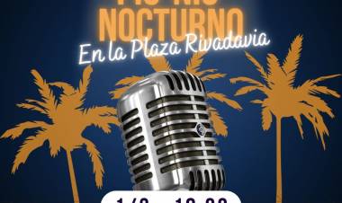 Se viene el picnic nocturno en la plaza Rivadavia de Sauce Viejo