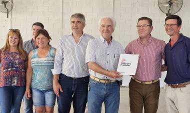 Programa Brigadier, se firmaron convenios con distintas entidades de San Justo
