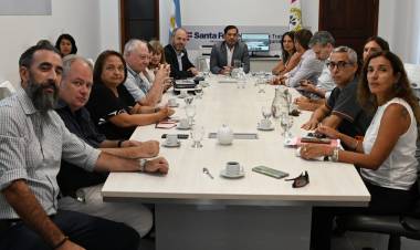 Paritaria de Salud: Provincia y gremios se reunieron este viernes en la sede del Ministerio de Trabajo