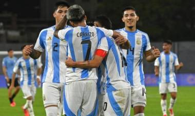 Sudamericano sub 20: Argentina derrotó a Uruguay en un partidazo en el que llovieron los goles