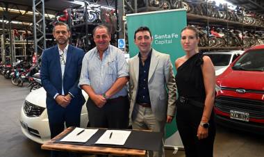 El Municipio y la Provincia firmaron un convenio para aumentar la compactación de vehículos