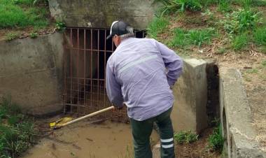 Ante el alerta de lluvias, se monitorea el funcionamiento de las estaciones de bombeo