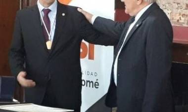 Reinoso Mántaras recordó detalles del primer izamiento de la enseña nacional