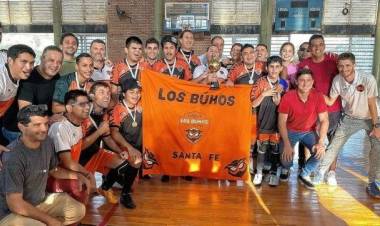 Los Búhos festejaron en la Liga Nacional de Fútbol para Ciegos