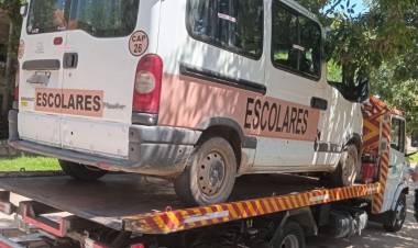Controles en transportes escolares: se retuvo un vehículo que presta a servicios de manera irregular