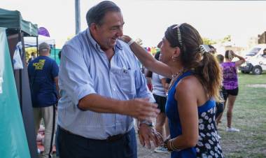 Los vecinos de los barrios Transporte y Villa Elsa disfrutaron la inauguración de la plaza El Progreso
