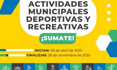 Actividades municipales deportivas y recreativas: preinscripciones abiertas