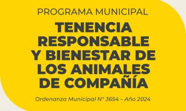 Tenencia Responsable y Bienestar de los Animales de Compañía
