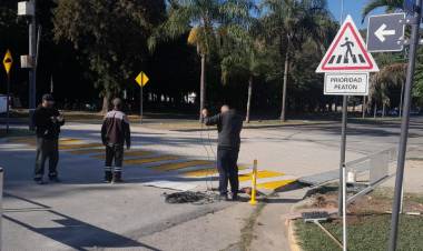Mandapeatón: Se habilitó la circulación en Av. Almirante Brown y Obispo Príncipe