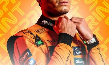 Fórmula 1: Norris voló bajo la lluvia y conquistó la Sprint de Miami