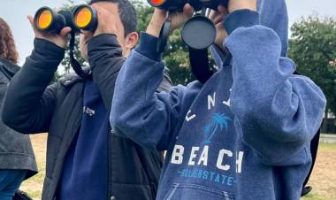 Estudiantes de la Escuela Especial N°2084 vivieron una experiencia única en el Día Mundial de las Aves Migratorias*  