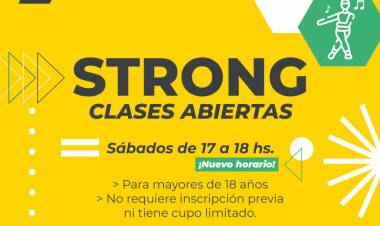 Santo Tomé: Continúan las clases abiertas de Strong