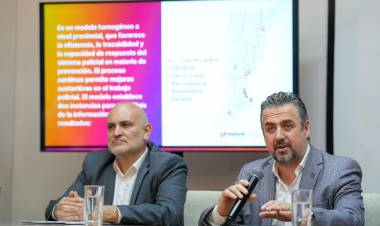 Seguridad: Provincia presentó cómo funcionará la central OJO en la ciudad de Santa Fe