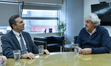 El Secretario de Trabajo, Dr. Julio Cordero, recibió al titular de UDA, Sergio Romero