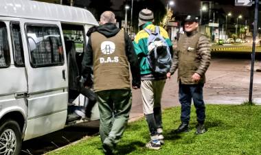 La Municipalidad intensifica las acciones para asistir a personas en situación de calle