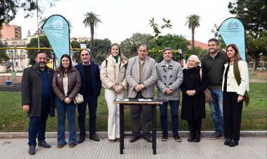 La Municipalidad y ADER firmaron un convenio de padrinazgo para fortalecer el arbolado urbano