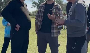 Calvo partido del tercer retroencuentro Arcaicos en Sunchales 