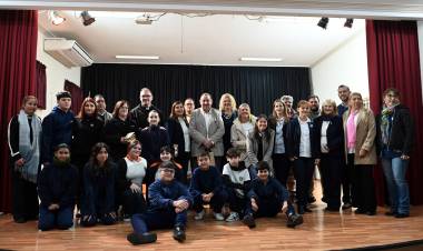 Juan Pablo Poletti participó de la presentación del proyecto Caminos Escolares