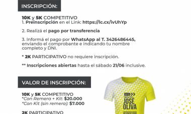 Vuelve la tradicional maratón "José Oliva" en Santo Tomé