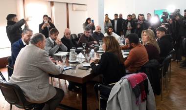 El intendente recibió a los concejales electos en las últimas elecciones generales