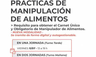 Se abre la inscripción para un nuevo curso de Buenas Prácticas de Manipulación de Alimentos