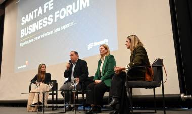 Santa Fe al mundo: Poletti participó de la presentación del Business Forum 2025