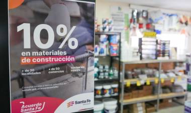 Acuerdo Santa Fe para la construcción: en solo 10 días pasaron de 75 a 117 los locales adheridos