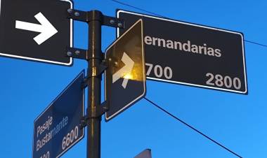 El Municipio colocó más de 30 carteles nomencladores en las esquinas de la ciudad